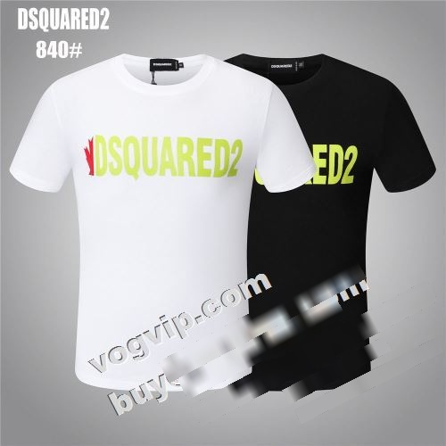 ディースクエアードコピー 大人の個性 半袖Tシャツ DSQUARED2コピー を気軽にカジュアルに使える  2022 2色可選   