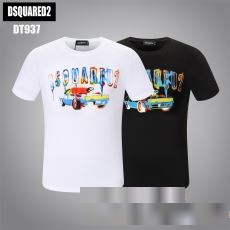 DSQUARED2偽物ブランド DSQUARED2ブランドコピー2023新作入荷定番人気 ディースクエアードコピー半袖Tシャツ2色可選 
