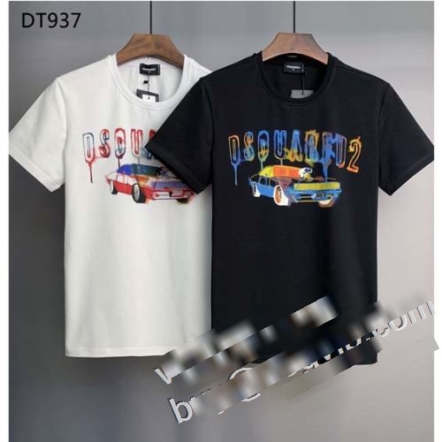 爆買い2023 人気専門店ディースクエアードコピーブランド半袖Tシャツ2色可選 DSQUARED2ブランドコピー