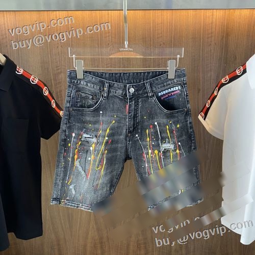 人気新品★超特価★ ディースクエアードスーパーコピー DSQUARED2 2023最新入荷 ショートパンツ ジーンズ