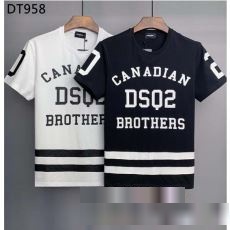 2023春夏季新作 DSQUARED2ブランドコピー半袖Tシャツ2色可選ディースクエアードコピー爆買い豊富な
