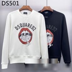 2023秋冬季超人気 ディースクエアード偽物ブランド 大絶賛の履き心地! DSQUARED2 プルオーバーパーカー パーカー 2色可選 春秋 新作 シンプル オシャレ ファッション