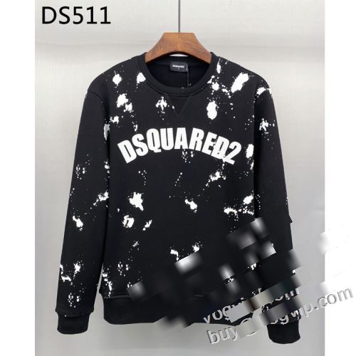 人気ブランド DSQUARED2 ブランドスーパーコピー プルオーバーパーカー パーカー 素敵 シンプル カジュアル 冬服 2023秋冬 ディースクエアード