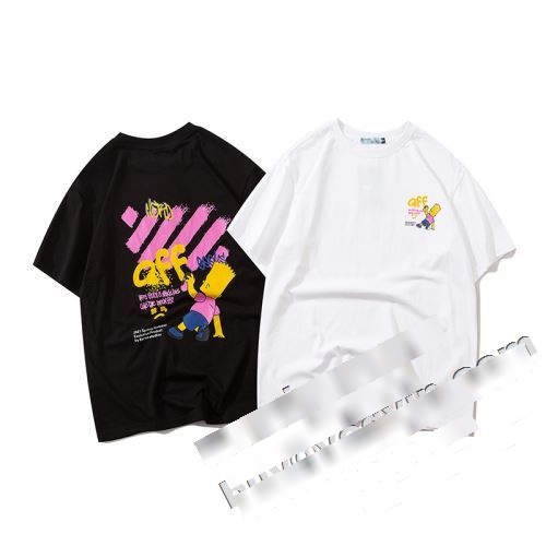  2色可選 乾きやすい 肌触りの気持ちい  OFF-WHITEコピー 2022 オフホワイトコピー  半袖Tシャツ   