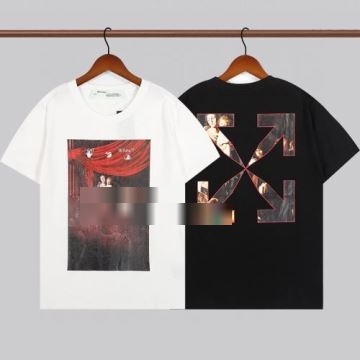 オフホワイトコピー 半袖Tシャツ 特別人気感謝SALE 超目玉 OFF-WHITEコピー 2022 2色可選      
