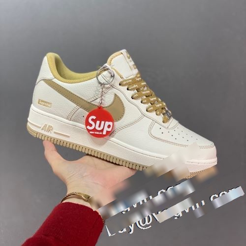 2023 新品登場☆ シュプリームブランド コピー SUPREME Air Force 1 Low x Supreme スニーカー 防水機能に優れ