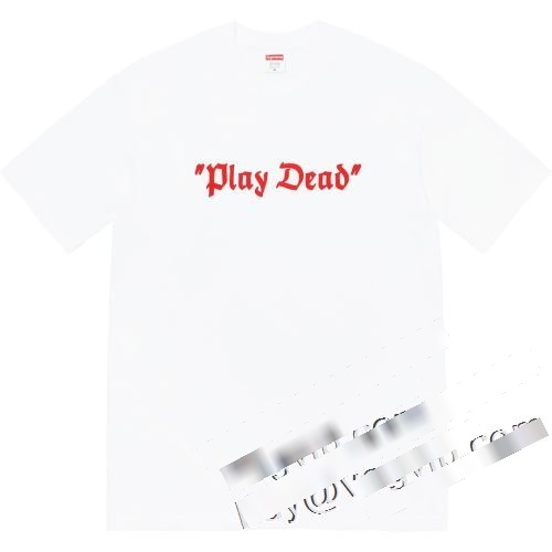 2023 人気 ランキング Supreme Play Dead Tee シュプリームブランド コピー 半袖Tシャツ 6色可選