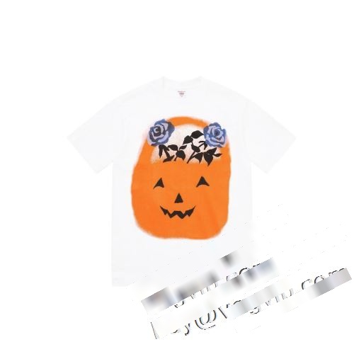 2023 人気激売れ シュプリーム偽物ブランド Supreme Yohji Yamamoto Pumpkin Tee 半袖Tシャツ 2色可選 通気性に優れた