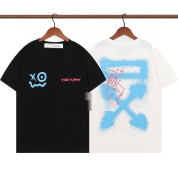 店舗で人気満点 2色可選 2022最新入荷 半袖Tシャツ OFF-WHITE オフホワイトブランド 偽物 通販