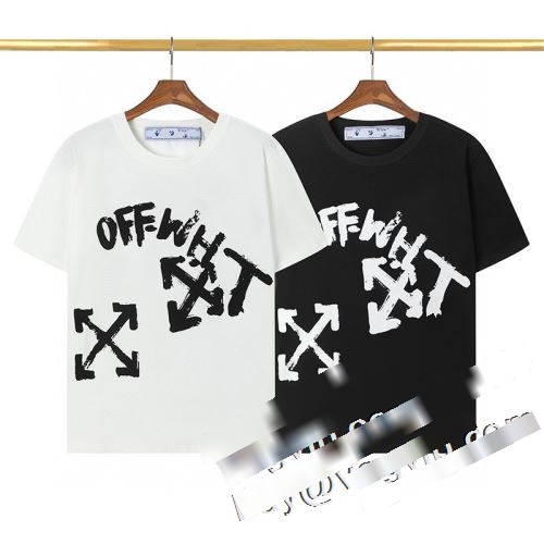 人気 ランキング 驚きの破格値2023 OFF-WHITE オフホワイトブランド コピー半袖Tシャツ2色可選 HOT品質保証