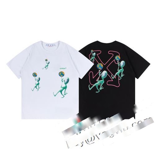 2023年春夏新作 毎日大活躍 OFF-WHITE オフホワイトスーパーコピー半袖Tシャツ2色可選 圧倒的な新作