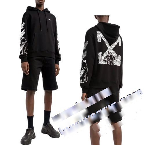 品質保証お買い得人気定番2022 OFF-WHITE オフホワイトコピー パーカー圧倒的な新作