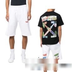 2023 新作の人気商品 オフホワイトブランドコピー OFF-WHITE スエットパンツ ショートパンツ 2色可選