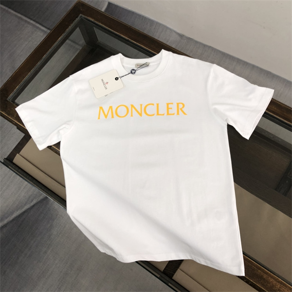 モンクレール 偽物 Ｔシャツ ロゴ プリント ワッペン 純綿生地 MONCLER