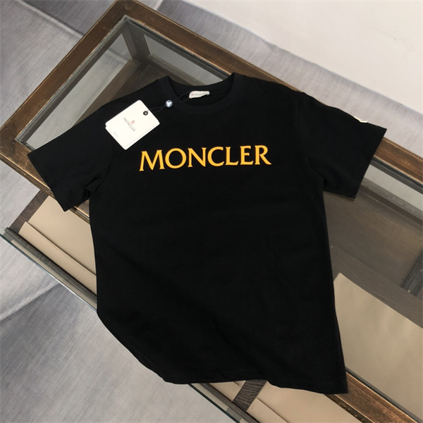 モンクレール 偽物 Ｔシャツ ロゴ プリント ワッペン 純綿生地 MONCLER