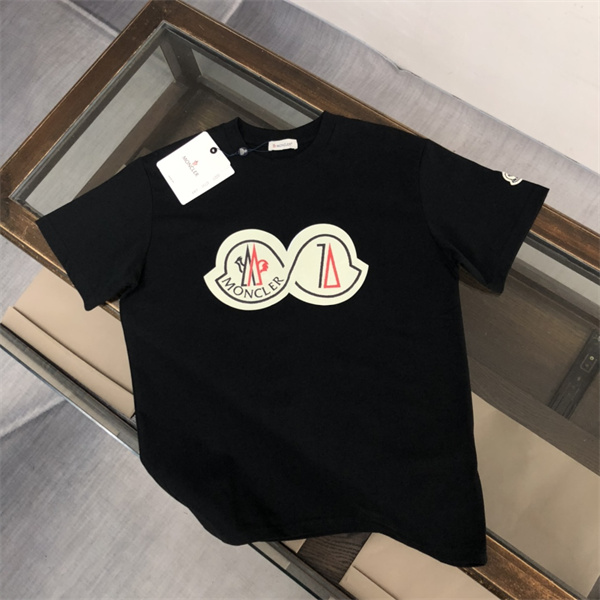 MONCLER スーパーコピー Ｔシャツ 定番のロゴ プリント柄 2色 モンクレール