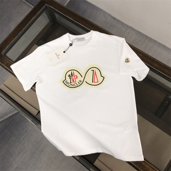 MONCLER スーパーコピー Ｔシャツ 定番のロゴ プリント柄 2色 モンクレール