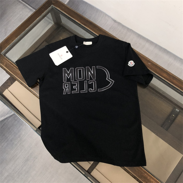 モンクレール コピー Ｔシャツ プリント 柄  ロゴ 100%コットン 2色 MONCLER