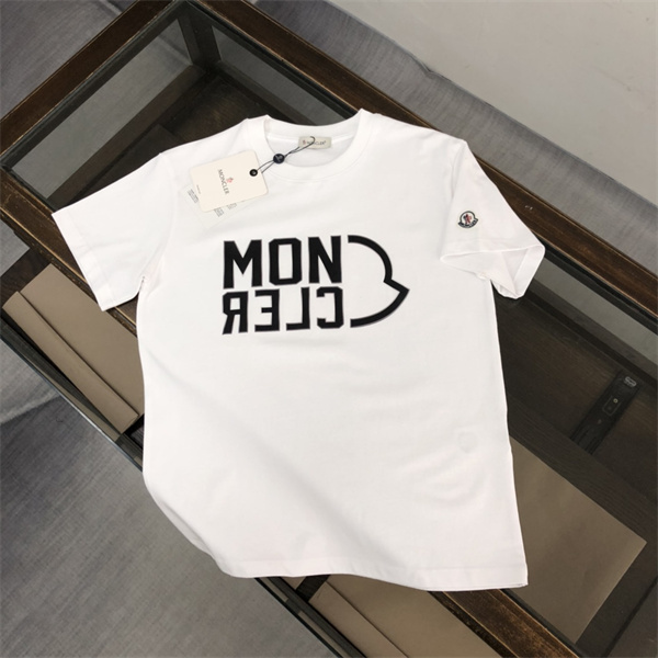 モンクレール コピー Ｔシャツ プリント 柄  ロゴ 100%コットン 2色 MONCLER