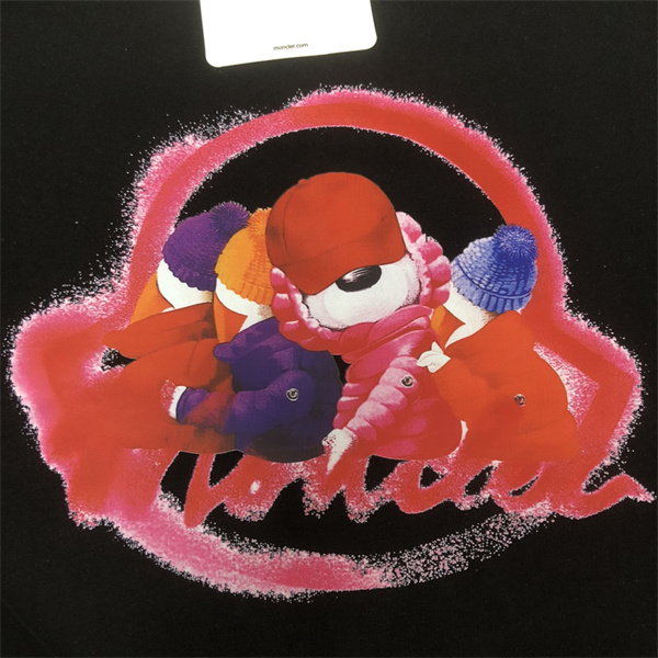 モンクレール スーパーコピー Ｔシャツ ロゴ プリント 100%コットン MONCLER