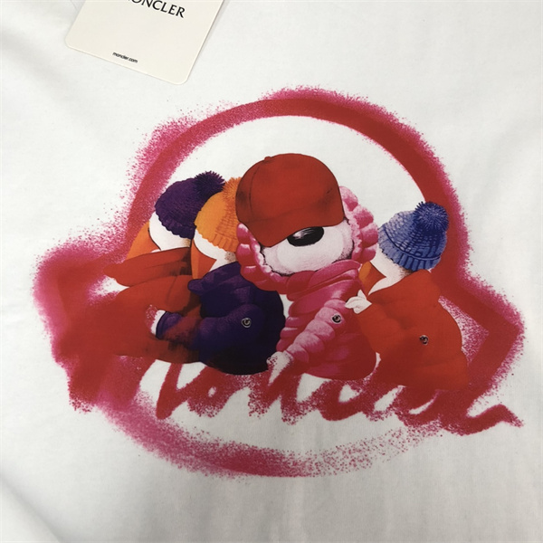 モンクレール スーパーコピー Ｔシャツ ロゴ プリント 100%コットン MONCLER