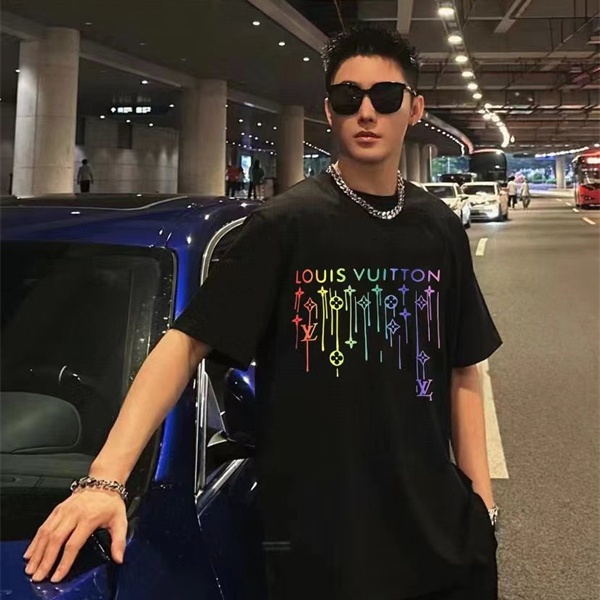 安価で品質保証 LOUIS VUITTONルイヴィトンコピー半袖Tシャツ 2024新入荷ユニセックス