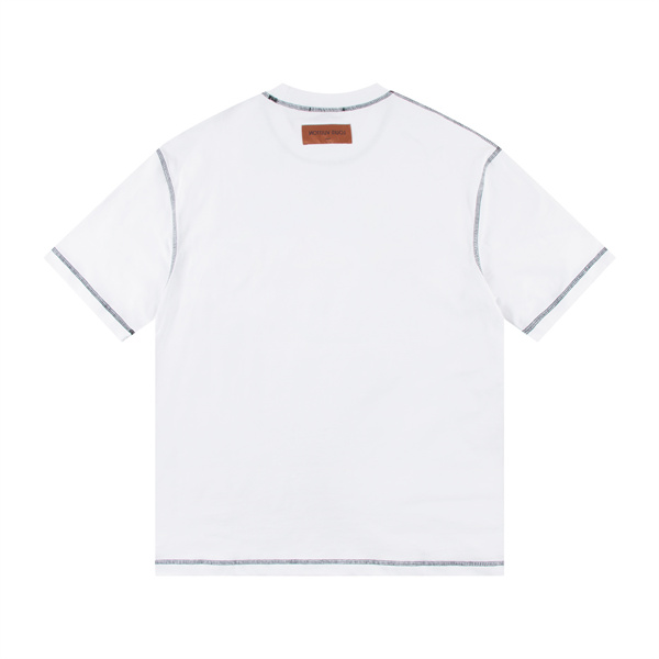 LOUIS VUITTON 偽物 Ｔシャツ スーパーコピー ロゴ 100%コットン 2色 ルイヴィトン