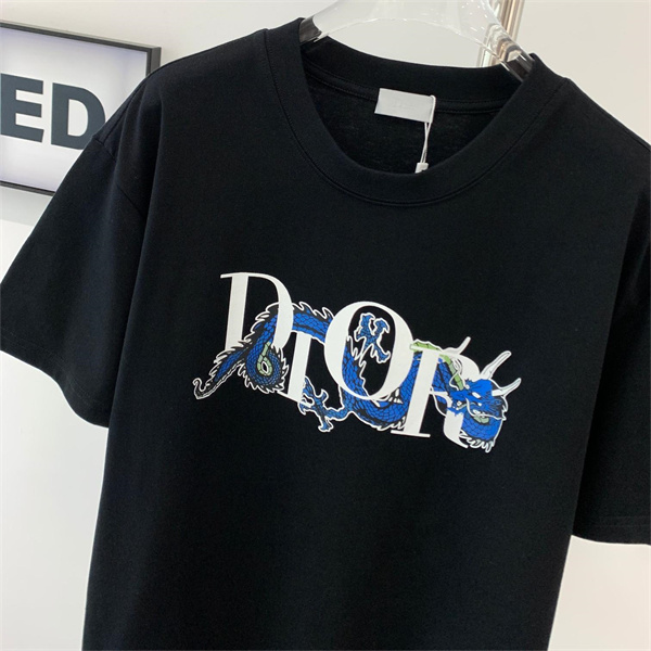 ディオール スーパーコピー Ｔシャツ ロゴ プリント柄 DIOR プリント柄 男女兼用