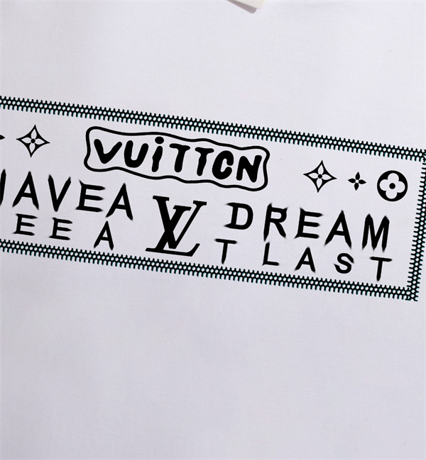 ルイヴィトン コピー Ｔシャツ ロゴ プリント 純綿生地 3色 ユニセックス LOUIS VUITTON