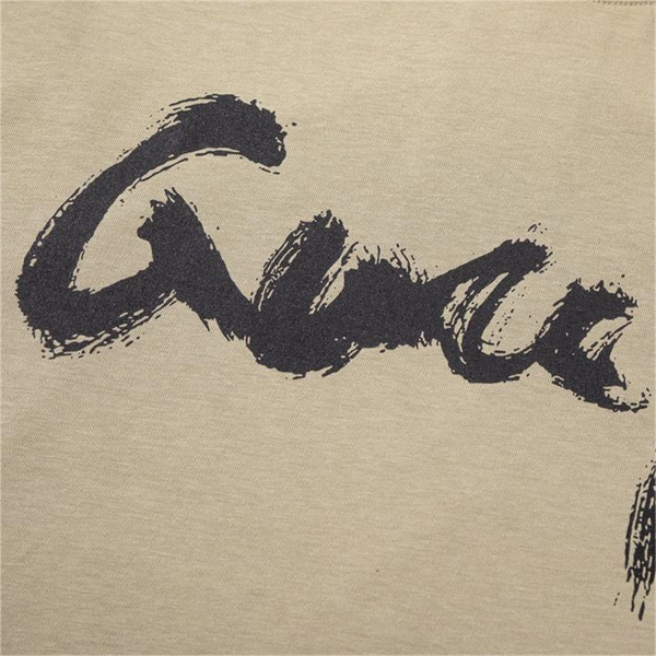 GUCC1 X バレンシアガ スーパーコピー Ｔシャツ コラボ 落書き ロゴ プリント 2色 BALENCIAGA