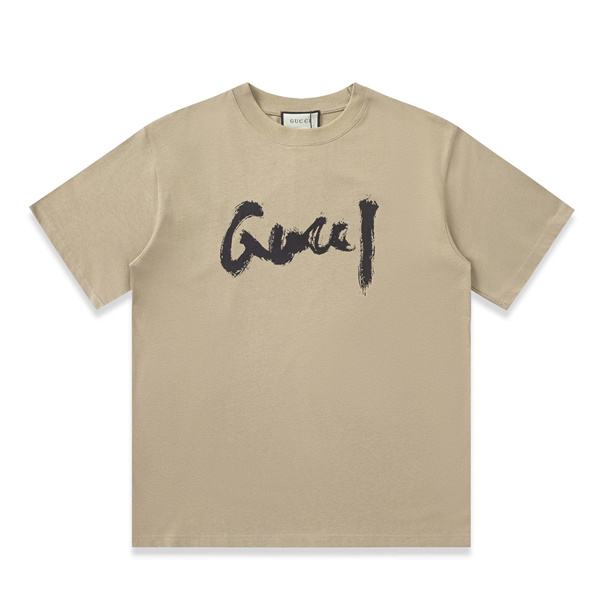 GUCC1 X バレンシアガ スーパーコピー Ｔシャツ コラボ 落書き ロゴ プリント 2色 BALENCIAGA