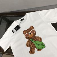 FENDI 偽物 Ｔシャツ 熊 クマ 縫ぐるみ ロゴ プリン...