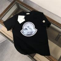 MONCLER コピー Ｔシャツ 雪山 ロゴ プリント柄 ユ...