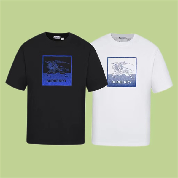 BURBERRY一目見て心を奪われる バーバリー新作半袖Tシャツコピー男女兼用カジュアル