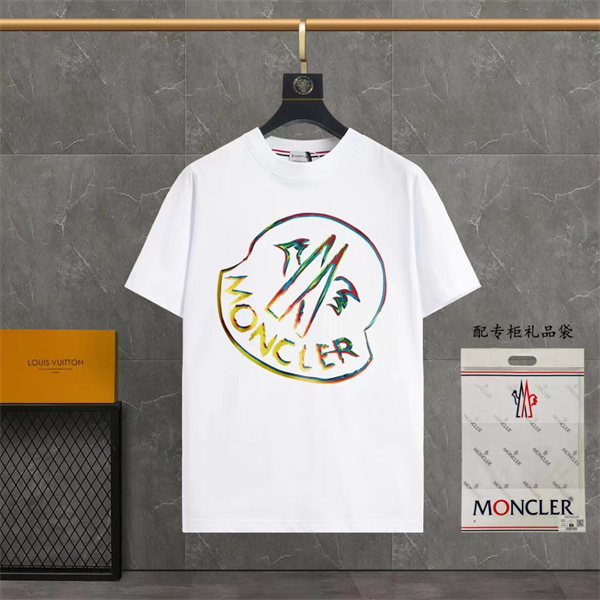 2024爆発的なモデル 個性 MONCLERモンクレールコピー 半袖Tシャツストリートスタイル