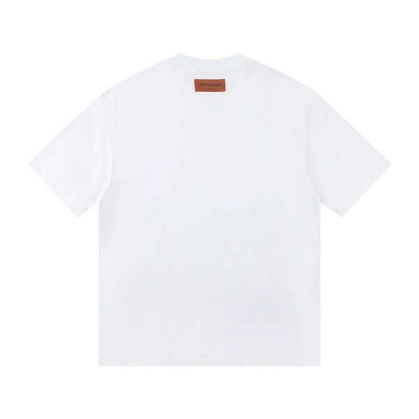 ルイヴィトン コピー Ｔシャツ 街路指示 プリント ロゴ プリント 綿 ユニセックス LOUIS VUITTON 