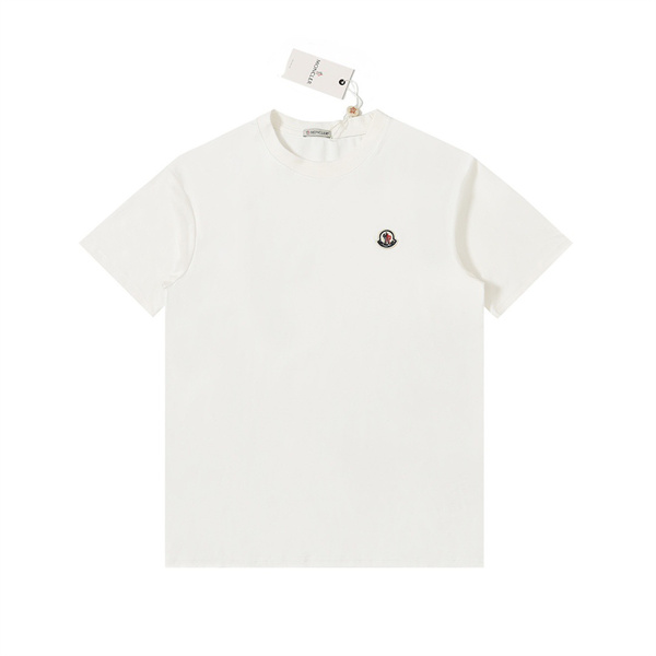 MONCLER コピー Ｔシャツ ワッペン 定番 ロゴ モンクレール 刺繡 クルーネック 