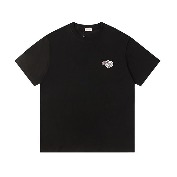 MONCLER スーパーコピー Ｔシャツ ワッペン 純綿生地 ユニセックス モンクレール