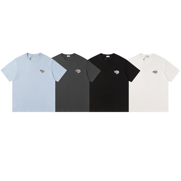 MONCLER スーパーコピー Ｔシャツ ワッペン 純綿生地 ユニセックス モンクレール