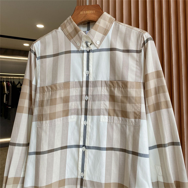バーバリー コピー シャツ チェック柄入り vintage 胸ポケット URBERRY