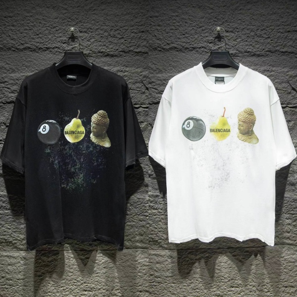 BALENCIAGAバレンシアガ半袖Tシャツコピーコットン100％オーバーサイズ 夏の万能