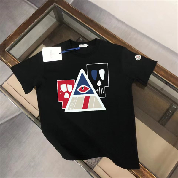 高品質 MONCLER モンクレール半袖Tシャツコピー24SS 綿100ロゴプリント 2色展開