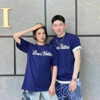 超人気ss24 Louis Vuiton グラフィック クルーネック ヴィトンTシャツスーパーコピー