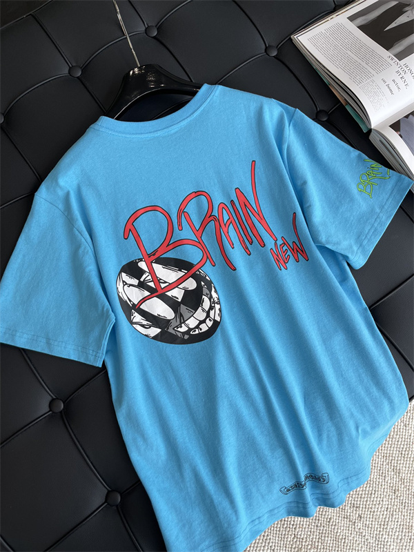 最新作登場!クロムハーツ(CHROME HEARTS)コピーMatty Boy Brain New Blue Tシャツ:コピー 最新作登場!クロムハーツ(CHROME HEARTS)コピーMatty Boy Brain New Blue Tシャツ:コピー