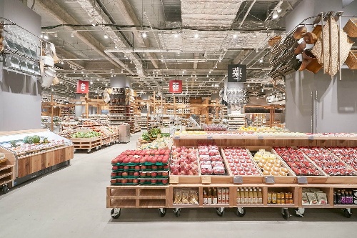 「無印良品」“食”の大型専門売場を備える関東初店舗、港南台バーズのリニューアルでオープンコピー 「無印良品」“食”の大型専門売場を備える関東初店舗、港南台バーズのリニューアルでオープンコピー