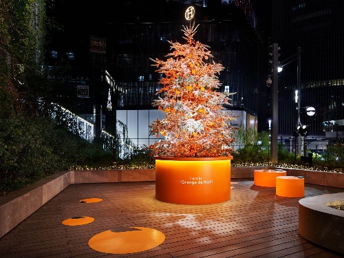 エルメス、“オレンジ”が主役のクリスマス限定イベントを銀座ソニーパークで開催 - カフェも出店コピー エルメス、“オレンジ”が主役のクリスマス限定イベントを銀座ソニーパークで開催 - カフェも出店コピー