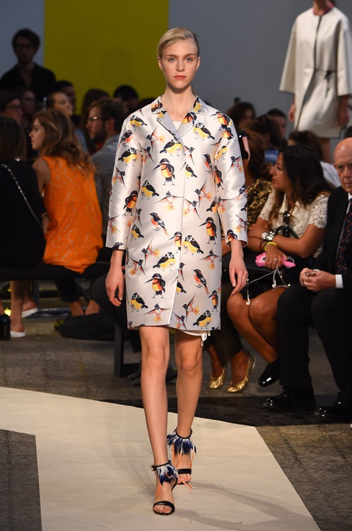 MSGM 2015年春夏コレクション - 小鳥と音楽が共存する、現代的なストリートMIXコピー