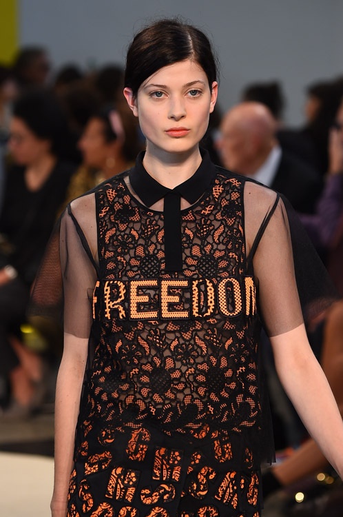 MSGM 2015年春夏コレクション - 小鳥と音楽が共存する、現代的なストリートMIXコピー