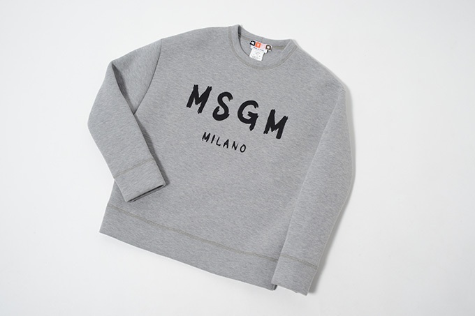 MSGMよりロゴ入りカラー限定スウェット - 阪急メンズ大阪＆東京にてコピー