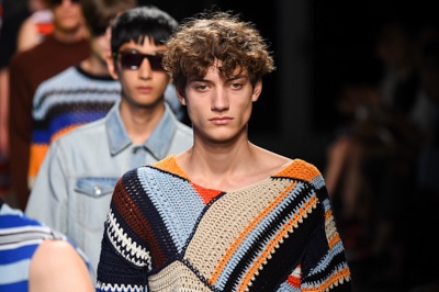 MSGM 2016年春夏メンズコレクション - ストリートアートによる新ニットウェア時代の幕開け